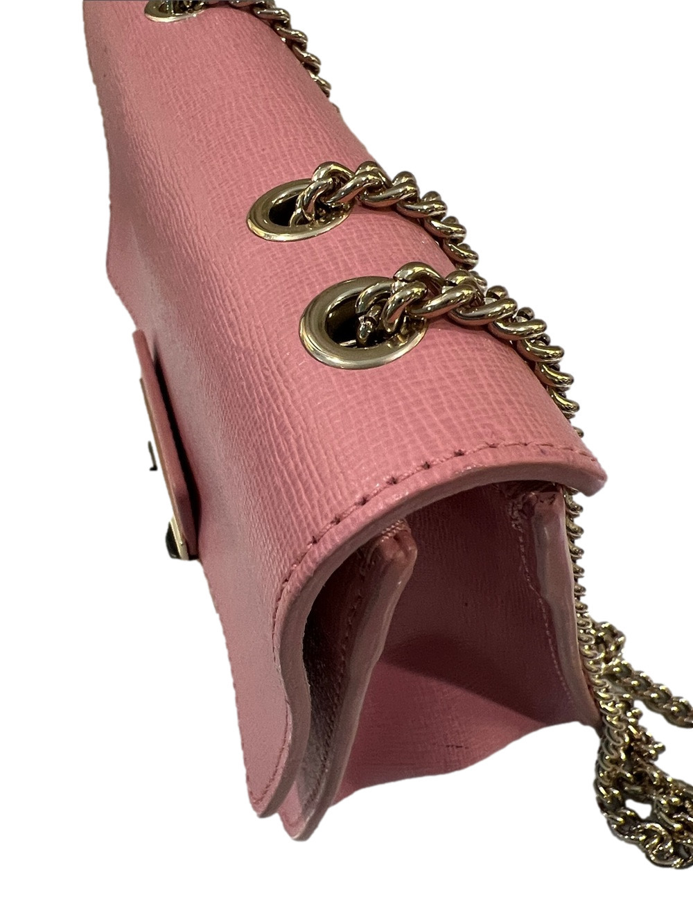 Furla Metropolis Pink Leather Crossbody Shoulder Bag EUC - Picture 12 of 16